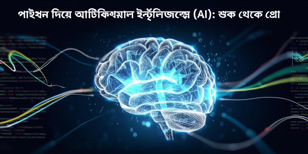 পাইথন দিয়ে আর্টিফিশিয়াল ইন্টেলিজেন্স (AI): শুরু থেকে প্রো