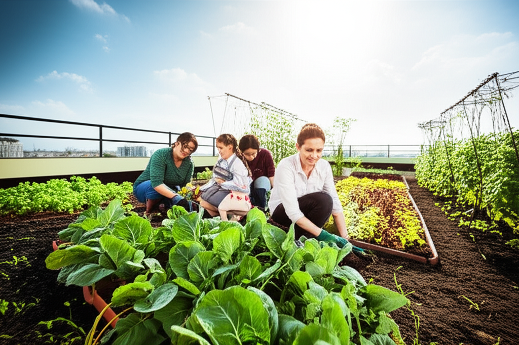 আধুনিক পদ্ধতিতে ছাদ বাগান তৈরি ও পরিচর্যা